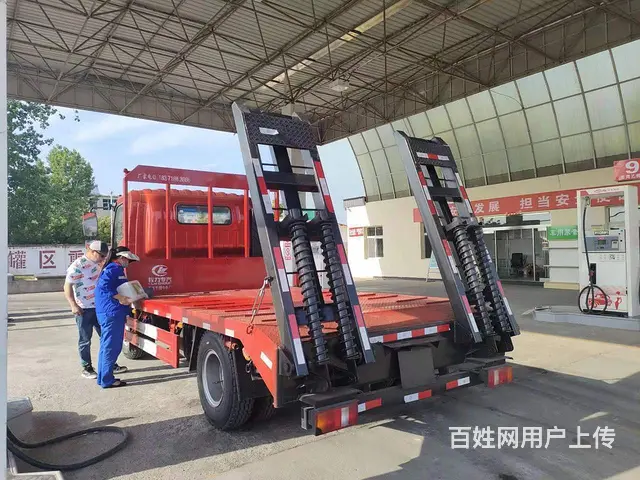 重汽豪曼玉柴150马力平板运输车多少钱一辆 - 图片 4