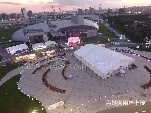 户外车展篷房 商业广告活动大棚 出租出售 拆搭灵活 - 图片 1