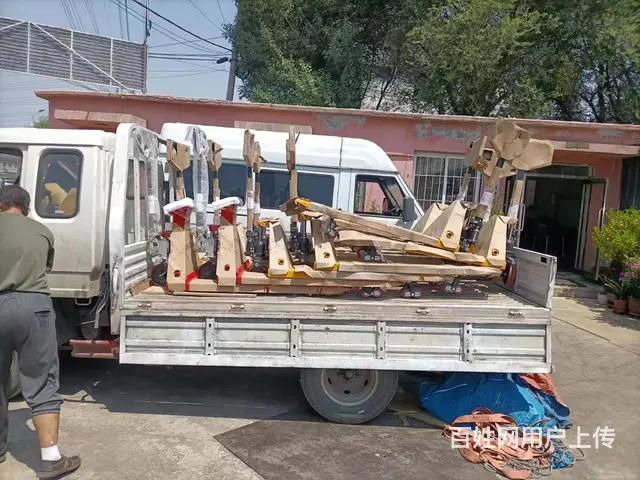 电子秤叉车液压地牛纸筒搬运车柴油叉车大前移堆高车 - 图片 2