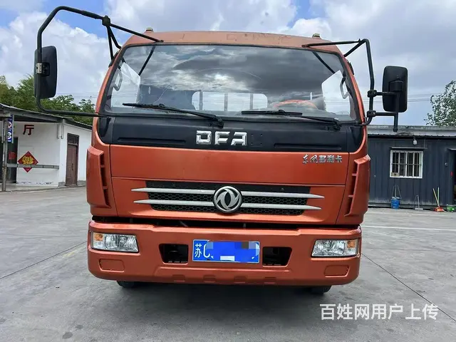 东风多利卡D6 重载版4米平板自卸货车 蓝牌照 - 图片 1