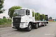 华菱前四后八40吨挖机平板拖车 可分期付款
