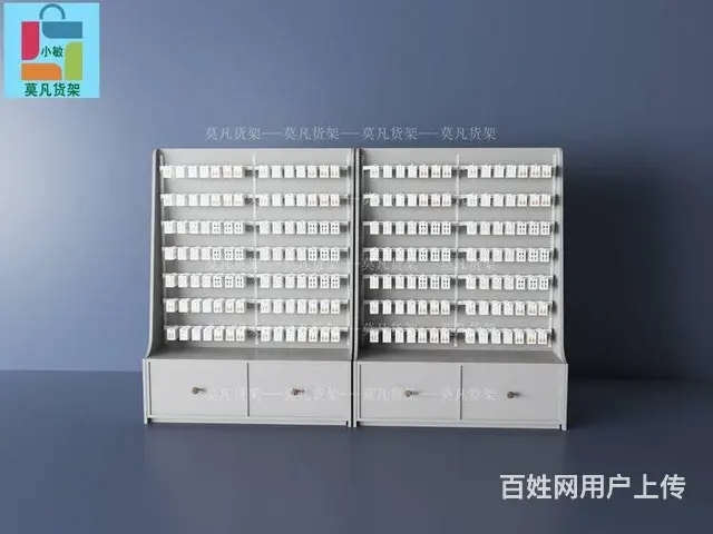 莫凡货架厂家咨询-温州三福饰品货架效果图 - 图片 4