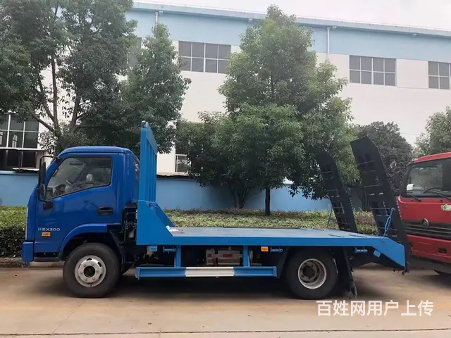 跃进蓝牌平板车可拉10吨挖机厂家直销现车充足 - 图片 3