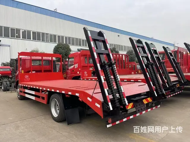 玉树东风挖机钩机平板车 拉135/155挖机平板拖车多少钱 - 图片 12