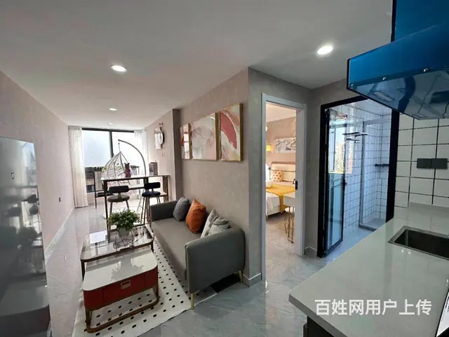 台升景园精装修一室一厅朝南主卧，星河广场对面，出行方便 - 图片 1