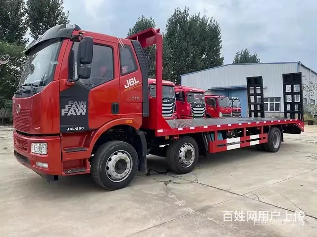解放拉165挖机挖机拖板车 平板车 品质超越 - 图片 7