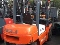 二手杭州叉车，二手合力叉车，原版油漆侧移二手叉车