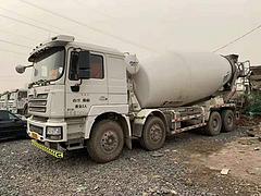 二手德龙搅拌车 375马力 国五 大20方搅拌车