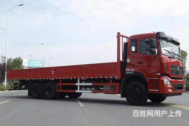 程力商用国六后八轮仓栏板载货车 燃油环保齐全 - 图片 1