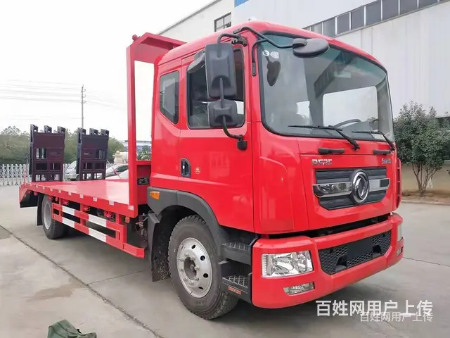 D9国六单桥15吨挖机平板车 15吨不超载 - 图片 1