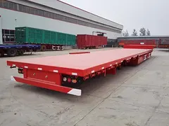 供应17.5米高低板 挖掘机运输车