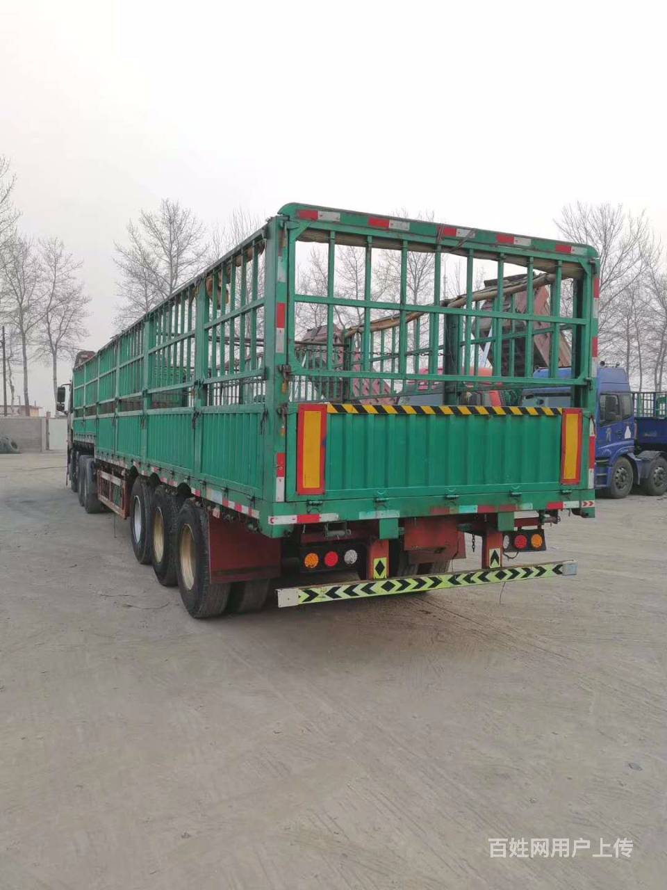 出售挂车,13米高低板高栏,2米55宽,1米6高