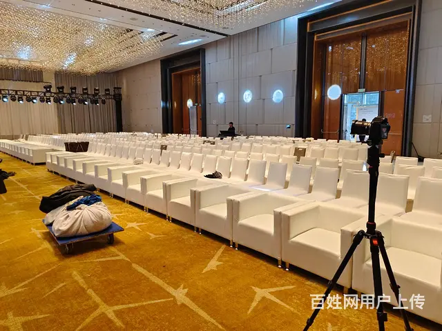 广州单人沙发租赁，白色沙发出租 - 图片 3