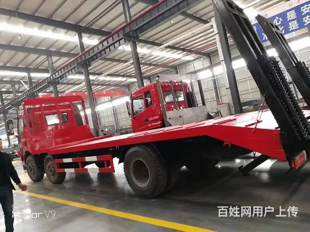 出售拖25吨挖机平板拖车江淮K5小三轴拖板车可按揭 - 图片 6