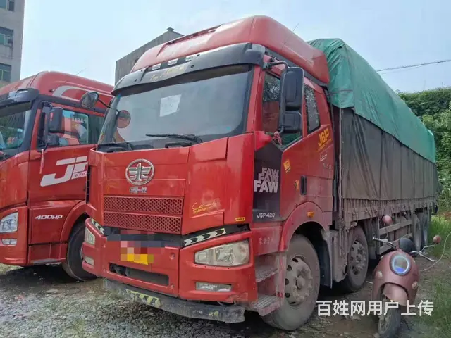 解放J6P前四后八仓栏载货车420马力带全保 - 图片 2