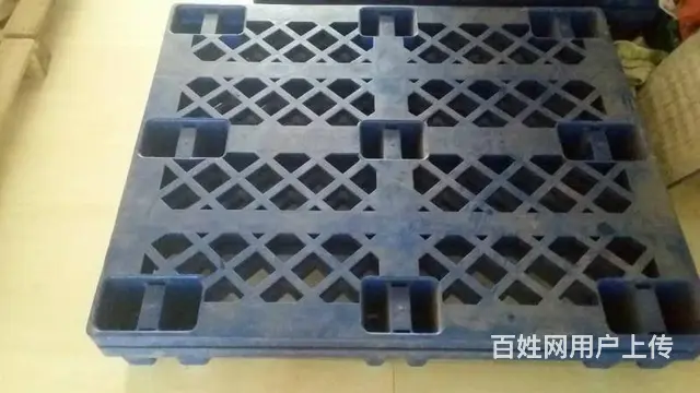 吹塑托盘九角塑料托盘川字栈板叉车地拍子垫仓板防潮板 - 图片 2