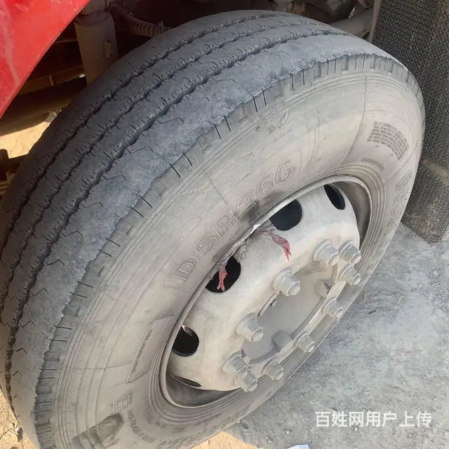 转让二手陕汽德龙前四后四9.6米平板国五220马力 - 图片 3