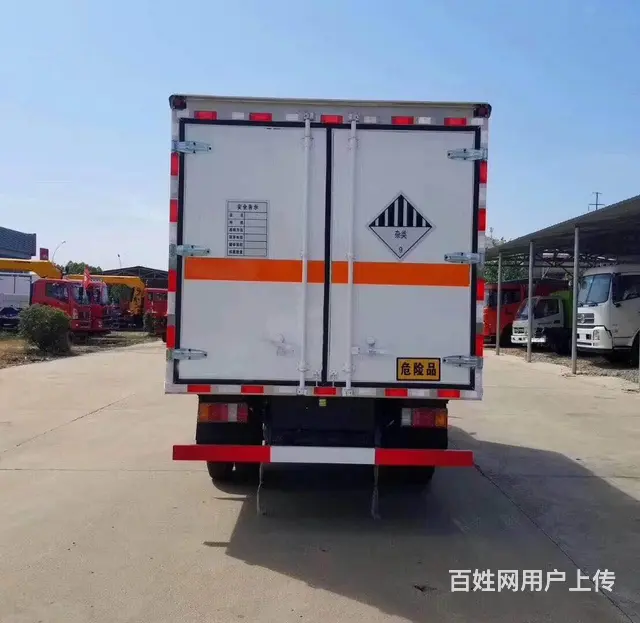 厢长4米1五十铃危险品厢式运输车气瓶车防爆车国5车 - 图片 3