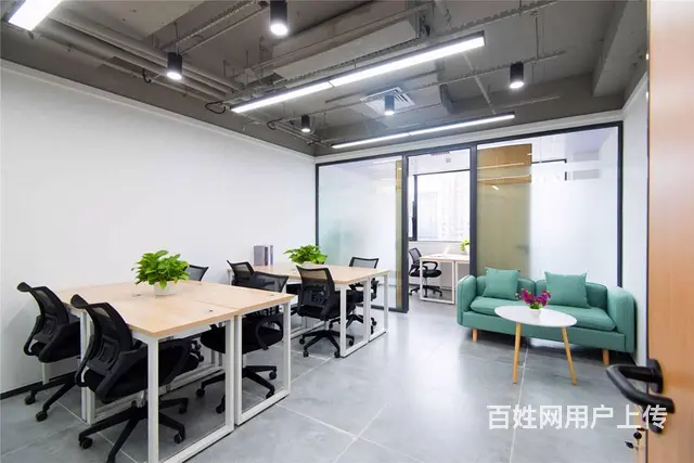 双12送免租 万家丽商圈 靠窗6到10人 分公司办公室 - 图片 9