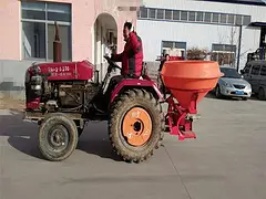 拖拉机背负单圆盘撒肥机 新型施肥器颗粒肥草种效果好