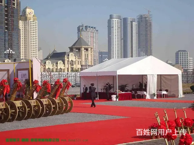 厂家批发展览篷房 车展篷房 活动篷房 大型展展会篷 - 图片 5