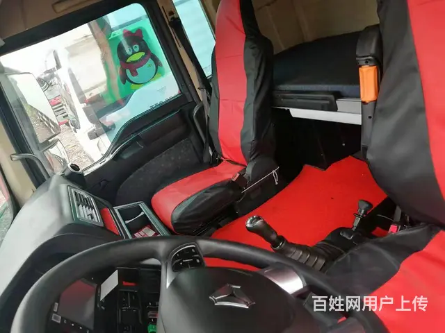 国五载货车340马力豪沃前四后八高栏 - 图片 9