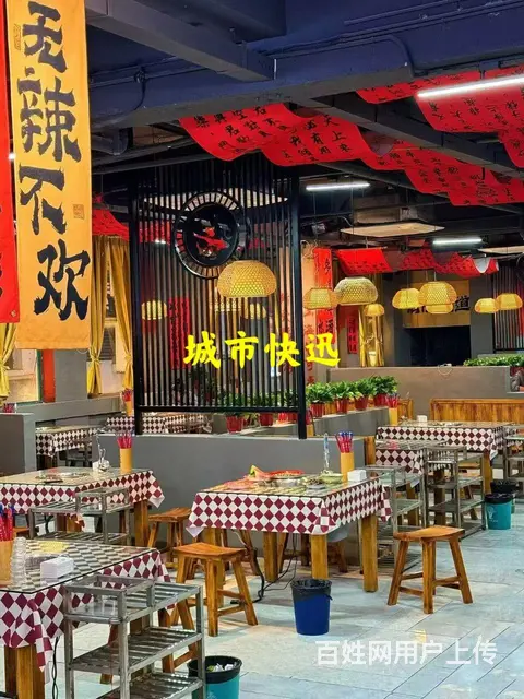 【城市快迅】大学城商业街二楼火锅店转让 - 图片 1