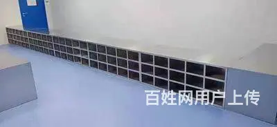 不锈钢鞋柜员工鞋凳更衣柜车间换鞋工厂 - 图片 3