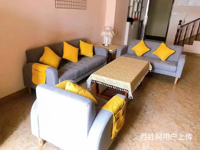 汇展华城复式公寓精装2房2卫楼上下都有厕所家私电器齐全拎包住 - 图片 3
