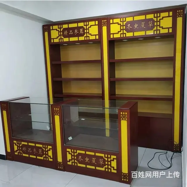 滋补品展柜，燕窝展柜，虫草/海参展柜，展台制作 - 图片 6