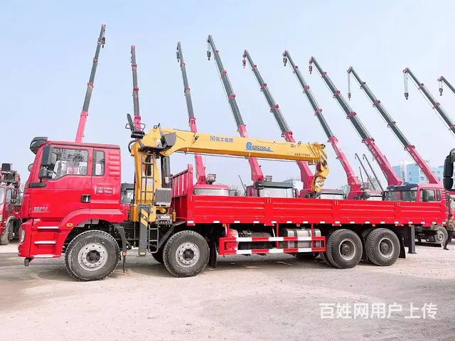 陕汽德龙前四后八14吨徐工随车吊 建筑工地 - 图片 8