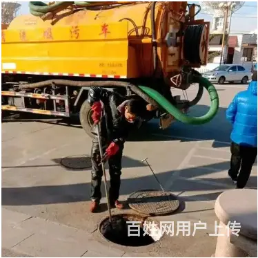 昆明嵩明县化粪池清理，隔油池清理，抽淤泥，环卫抽粪 - 图片 1