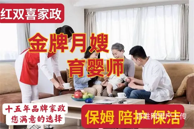 金牌家政提供保姆月嫂育婴师陪护保洁 - 图片 2