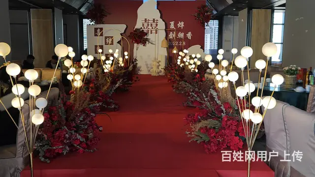 昆明红白撞色主题婚礼 - 图片 4