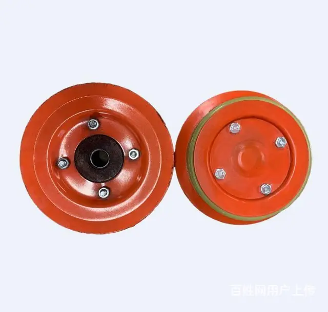 矿用猴车压绳轮索道托绳轮单托轮转动灵活抗压支持定制 - 图片 2