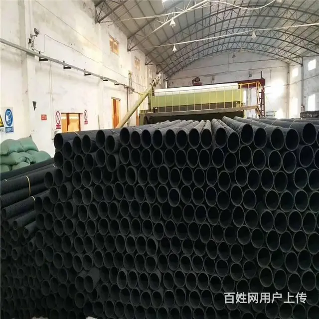 清远塑料排水管,曲纹网状透水管日库存2000米现货 - 图片 1