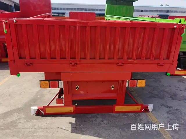 济宁定做拉钢材外翻立柱13米2.55宽自卸半挂车 - 图片 5