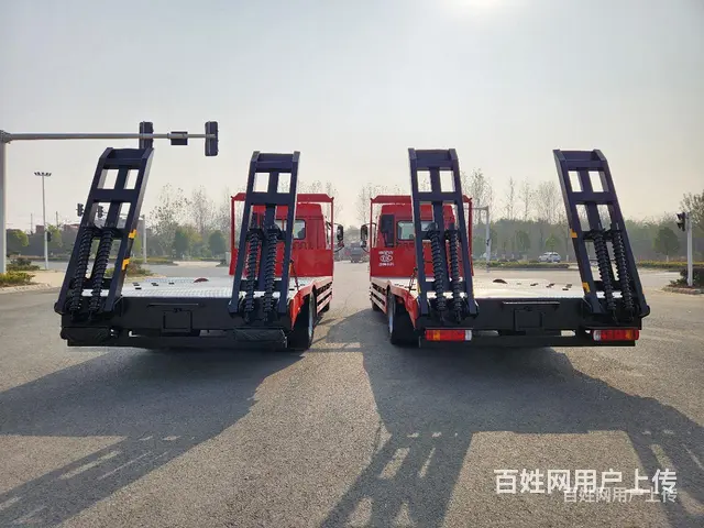 林芝解放单桥下沉式挖机拖板车离地97公分 - 图片 8