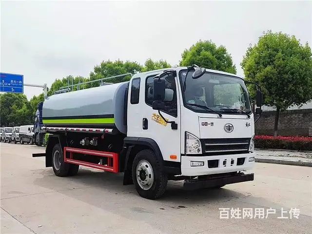 国六解放12吨洒水车 工地降尘抑尘车 价格便宜 - 图片 2