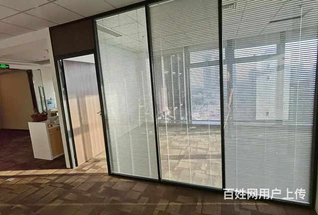 办公室中空玻璃百叶隔断厂家直销 - 图片 1