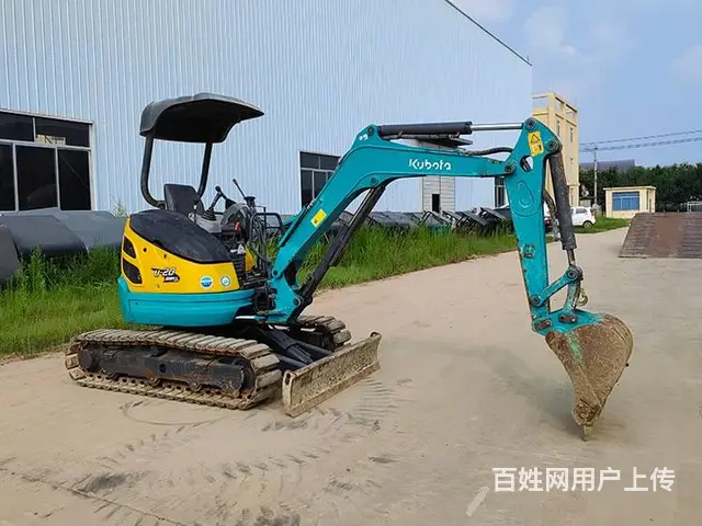 久保田三一小挖机1米宽大马力二手小型挖掘机农用建筑 - 图片 1