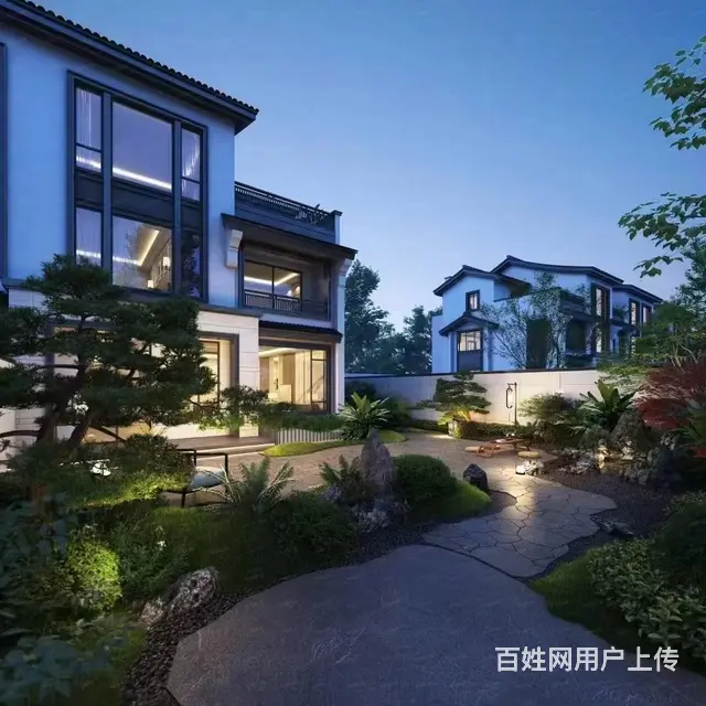 滨江西银湖板块，面积约201-259方低密度联排中式合院 - 图片 1