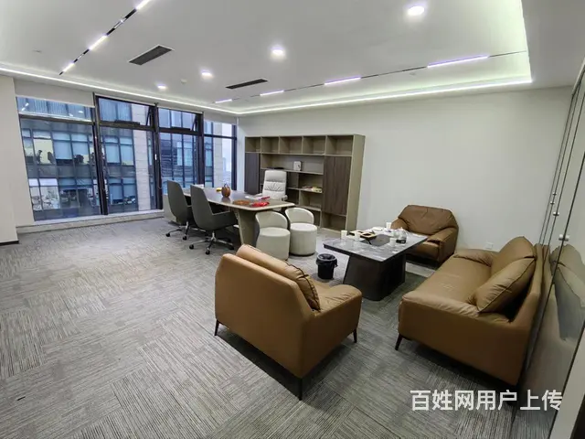 星城中心，地铁口，大小都有，得房率高，拎包办公，精装修带家具 - 图片 6