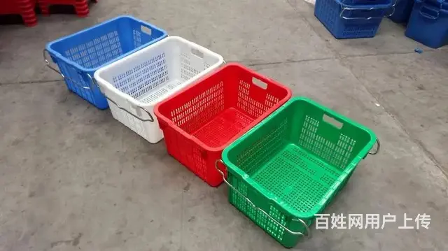 塑料零件盒果蔬塑料筐鸡蛋周转筐斜插塑料箱物流箱EU - 图片 1