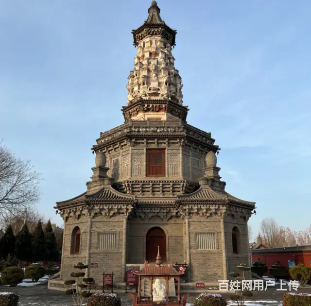 石雕佛塔#寺庙仿古建筑雕塑 - 图片 3