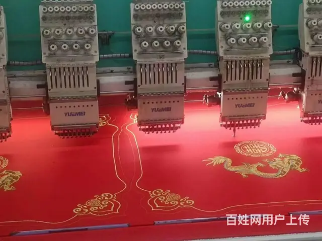 出售越美9针44头300间距全高速绣花机两台 - 图片 2