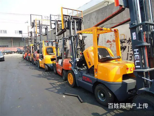 二手合力3吨平包夹叉车带左右侧移，国产软包夹叉车 - 图片 2