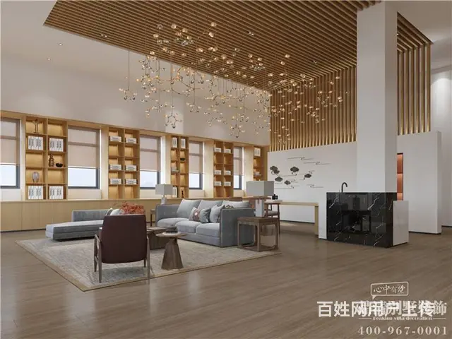 禅意中式风格900平米常州别墅装修案例 - 图片 6