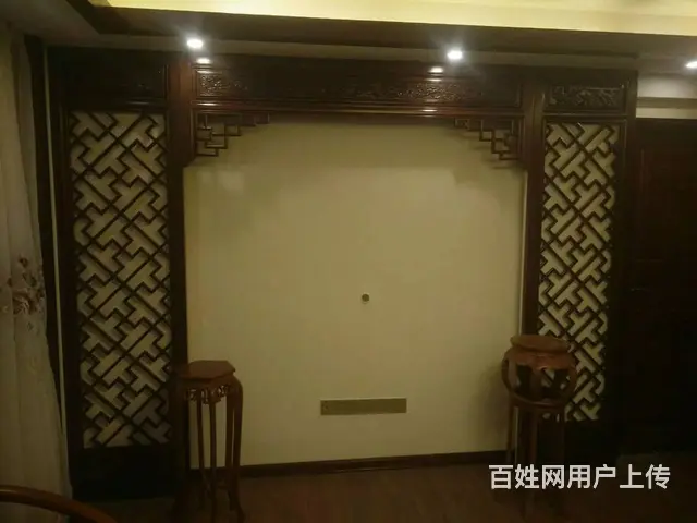 四川成都实木茶楼隔断月亮门落地罩生产 - 图片 9
