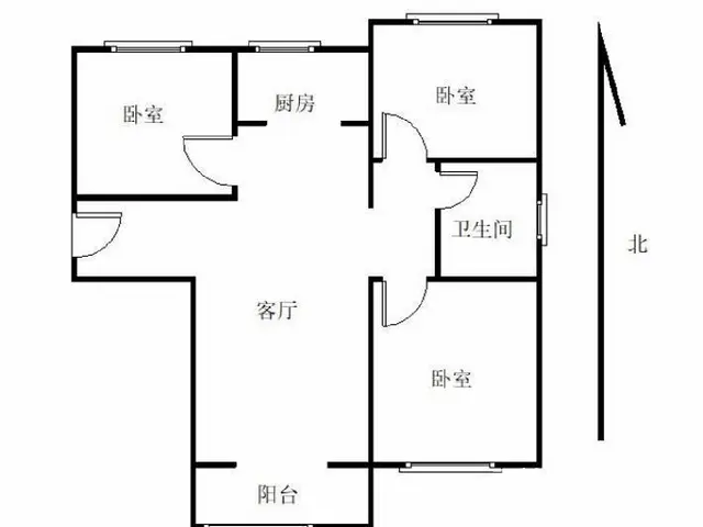 碧水华庭电梯房，3室2厅精装，家电齐全，2000月 - 图片 1